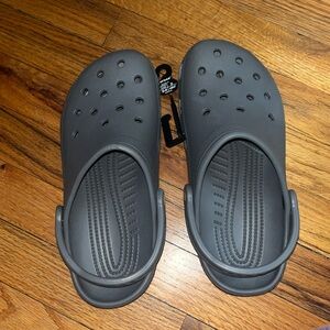 BRAND NEW GRAY CROCS